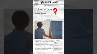 National Fathers Day #fypシ #faktaunik #shortsvideo #hariayahnasional #fathersday #randompostnews