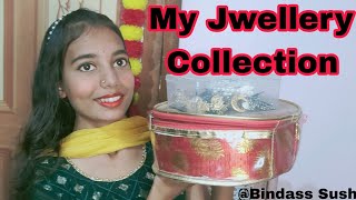 My Jwellery Collection 💓 All traditional Jwellery bought~ Tulshibaug Pune and Meesho and Flipkart.