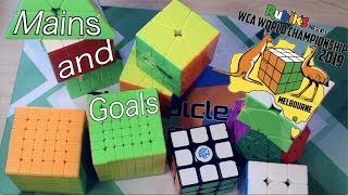 Mains and Goals for WCA World Championship 2019 (+CubingUSA Nationals 2019)