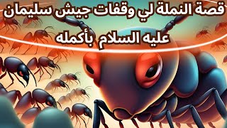 قصة النملة لي  وقفات جيش كامل  / اجمل ا لقصص الدينية  بالدارجة_المغربية#قصص د ينية #قصص الأنبياء