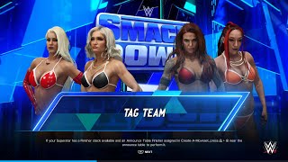 WOMENS TAG TEAM MATCH SMACKDOWN (SUMMER EDITION) WWE2K24 #wwe2k24 #wwesmackdown