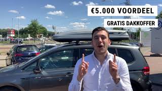 €5.000 voordeel + gratis dakkoffer en dakdragers, want juli = Touranmaand bij Vallei Auto Groep