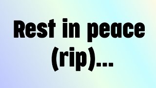 ✝️Today god message | god says rest in peace rip... | #god