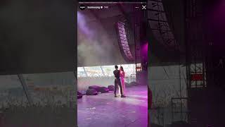 Team Wang Jackson Wang 88 rising set with BiBi IG Story Coachella weekend 1 4.13.24