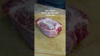 How to make Filet mignon sandwich #shorts