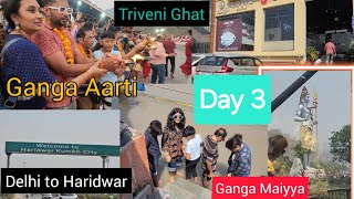 Ep 04: Delhi to Haridwar | Rishikesh Ganga Aarti | Triveni Ghat | Ganga | Chardham Roadtrip 2024