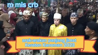 arak-arakan panjang jimat keraton Kanoman Cirebon 2023