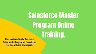 Salesforce Online Training | Online Training for Salesforce | Salesforce QA3MindBox Training Online