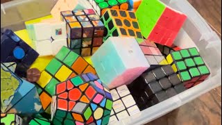 My whole Rubiks cube collection