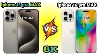 iPhone 16 Pro Max vs iPhone 15 Pro Max Comparison | let's check 🔥❤️