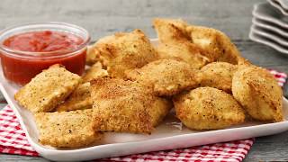 Crispy ravioli nibbles