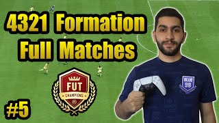 Mastering the 4321 Formation : FC 24 Custom Tactics for FUT Champions | Full Matches Gameplay