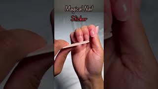 Nail sticker with Magic #nailart #beauty #shortvideo