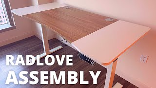 Radlove Dual Motor Height Adjustable Standing Desk Assembly Diarmuid Height Adjustable Standing Desk