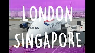 BRITISH AIRWAYS LONDON SINGAPORE SYDNEY A380 Economy BA11 BA12 Trip Report Blond Reports