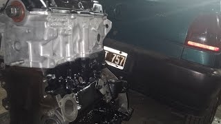 armado de motor de VW gol g2 y adaptamos inyección electrónica 😝😝