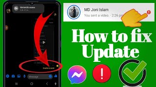 How to fix There is a problem sending photos in Messenger..?