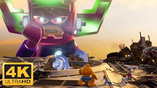 Lego Marvel Superheroes Final Boss Fight (4K 60FPS) Galactus Boss Fight Ending