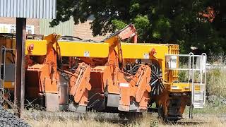 Trackwork Vehicles At Orange Railway Station, Orange NSW. 4 December 2023