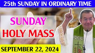 ✅SUNDAY HOLY MASS LIVE TODAY - 4:00 AM Sunday SEP 22, 2024 || 25th Sunday in Ordinary Time