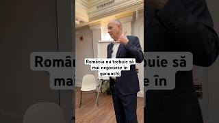 România nu trebuie să mai negocieze în genunchi #mirceageoana #independent