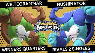 Bay State Beatdown 139 Rivals 2 - WriteGrammar (Kragg) vs Nushinator (Kragg) - Winners Quarters