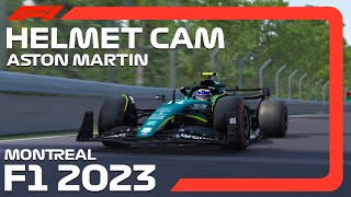 F1 2023 Montreal Helmet Cam Lap