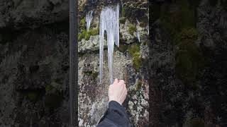 Icicle ❄️ ASMR #asmr #ice