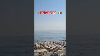 the 13 km. beach line  of Senigallia,Ancona Province 🇮🇹#shortvideo #senigallia #italy