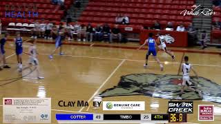 TIMBO VS COTTER SR HIGH BASKETBALL