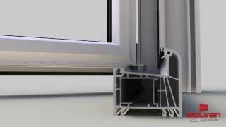 Ventana PVC Solven Gama ELITE con perfiles de pvc Kömmerling. Alta eficiencia y Calidad