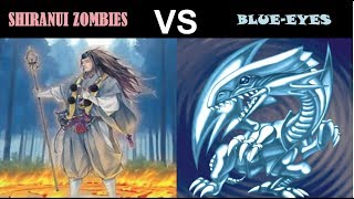 YuGiOh Duel - Shiranui Zombies vs Blue Eyes