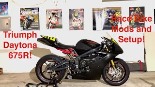 Race Bike Mods and Setup Overview! - 2012 Triumph Daytona 675R