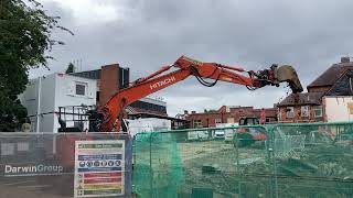 Digger at Hinckley