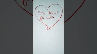 Use heart ♥ for action #useheart