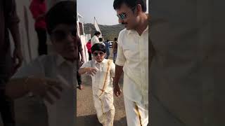 Akul step son & mom antics |Oohalugusagusalade serial shooting exclusive vid| Akul Balaji Official