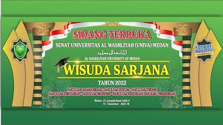 SIDANG TERBUKA SENAT UNIVERSITAS AL WASHLIYAH MEDAN TAHUN 2022