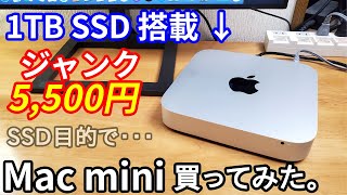 M4 Mac miniはどうせ高くて無理！代わりにジャンク5千円で1TB SSDのMac miniを購入した結果