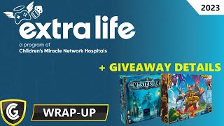 Extra Life | Wrap-Up & Giveaway Details