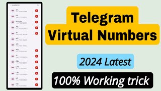 Create Unlimited Telegram Account without Phone numbers 2024