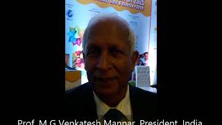 Prof M G Venkatesh Mannar