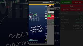 🤖Robô CT mini índice #minidolar #profit #robo #trader #nelogica  #trading #miniindice #economia