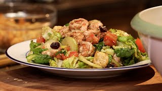 Shrimp Scampi Salad