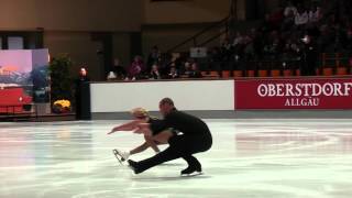 Nebelhorn-Trophy 2012  Caydee DENNEY  John COUGHLIN USA SP