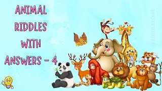 ANIMAL RIDDLES WITH ANSWERS - 4 #animalriddles #riddlezone