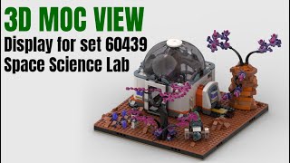 Display for Lego set 60439 - Space Science Lab | MOC