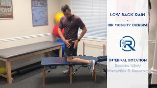 Low Back Pain Relief | Easy Hip Internal Rotation Stretch | SLC Utah Sports Chiropractor