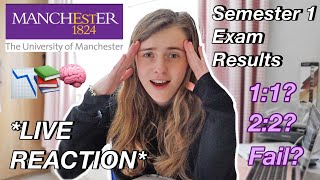 My Semester 1 Exam Results LIVE REACTION // Psychology @ Manchester University