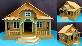 Amazing Cardboard House Crafts | Easy Hand Made Organizer House | Simple Cardboard House  Design