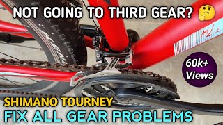 How To Adjust Front Gear | Shimano Tourney Front Derrailear |